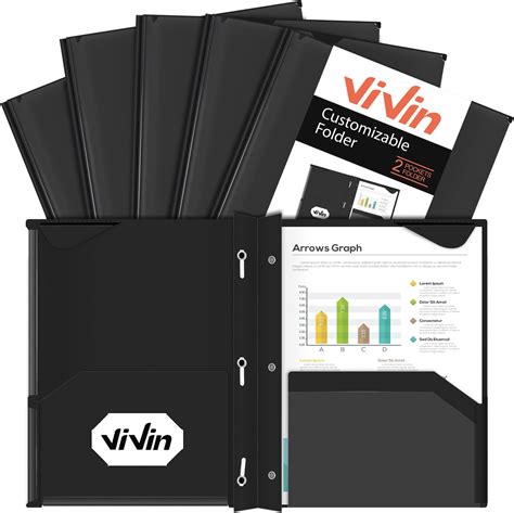 Amazon.com : Lemosae 36 Pcs 2 Pocket Plastic Folders with Prongs 11.4 x ...