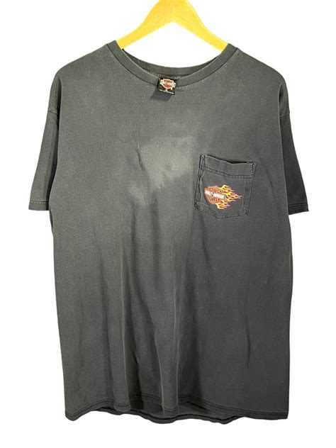 Vintage Harley Davidson Orlando Florida Biker Graphic Tee Faded Size XL ...