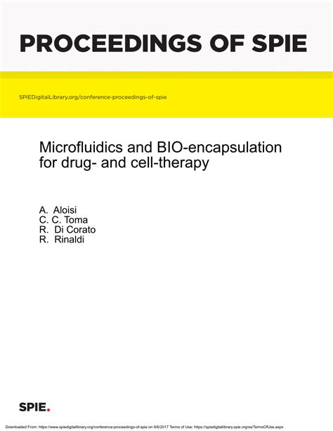 Image result for Microfludics Cell Encapsulation