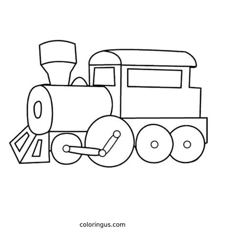 Coloring Train Pages Steam Diesel Engine Trains Children Colouring ...