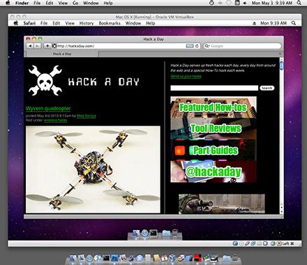 Mac OS VirtualBox 的图像结果