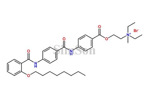 N,N-diethyl-N-methyl-2-((4-(4-(2-(octyloxy)benzamido)benzamido)benzoyl ...