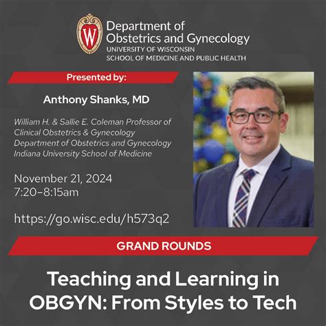 Grand Rounds: Shanks presents “Teaching and Learning in OBGYN: From ...