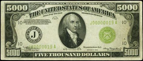 Five+Thousand+Dollar+Federal+Reserve+Note.JPG (1600×688) | 5000 dollar ...