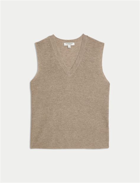 Women’s Merino Wool Vests at M&S