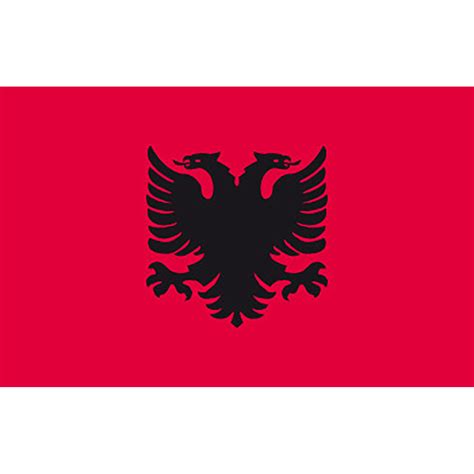 Official flag of Albania