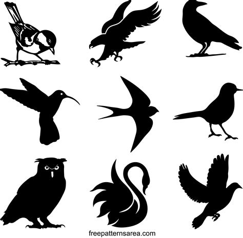 Free Bird Clipart Silhouette Free Flying Bird Silhouette Vectors 93896