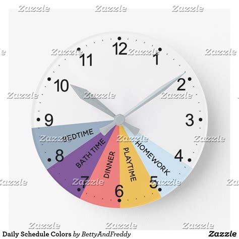 Image result for Clock Routine Time Table