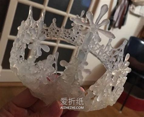 怎么用热熔胶做皇冠的方法图解教程_爱折纸网