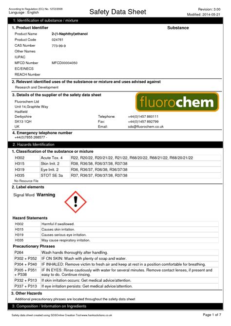 2-(1-Naphthyl)ethanol MSDS Download