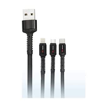 GoMechanic Accessories CB-004 USB Cable 3 In 1 : Amazon.in: Computers ...