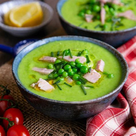Green Pea and Ham Soup - Helen's Fuss Free Flavours