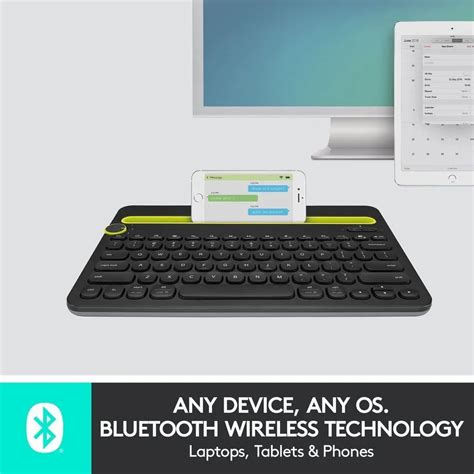Image result for Logitech K480 Wireless Multi Device Keyboard