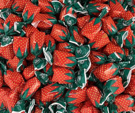 Sunny Island Arcor Strawberry Bon Bons Filled Hard Candy Bulk, 2 Pound ...