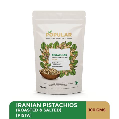 Essentials Iranian Pistachio Rosted & Salted – Popular Food