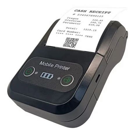 Thermal And Bluetooth Printer - Mini Portable Bluetooth Printer ...