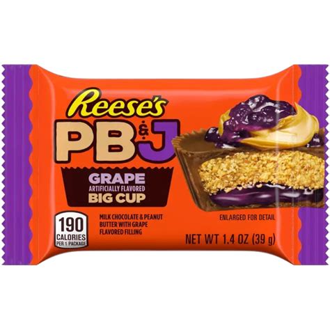 Reese's PB&J Grape Big Cup - 1.4oz (39g) – Poppin Candy