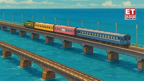 Pamban Bridge in Studio Ghibli Style: AI turns India's 1st Vertical ...