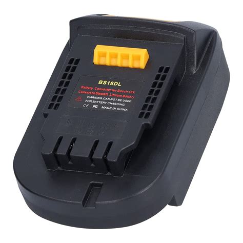 Power Tool Converter, Nickel Plated Brass Nylon 66 BS18DL Battery ...