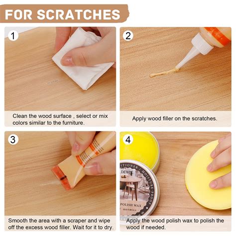 Snapklik.com : Furniture Repair Kit Wood Filler, Upgrade 6 Colors Oak ...