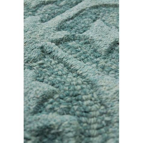 Bashian 3 X 8 (ft) Wool Teal Indoor Floral/Botanical Farmhouse/Cottage ...