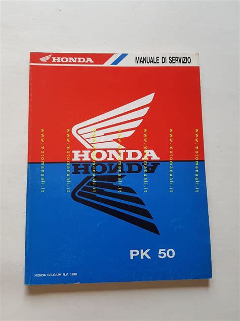 HONDA PK 50 1990 manuale officina ITALIANO originale - MotoFox