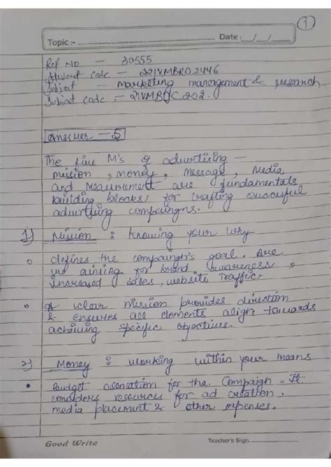 Ans 5 MM&R: Fundamentals of Advertising & Measurement - Studocu