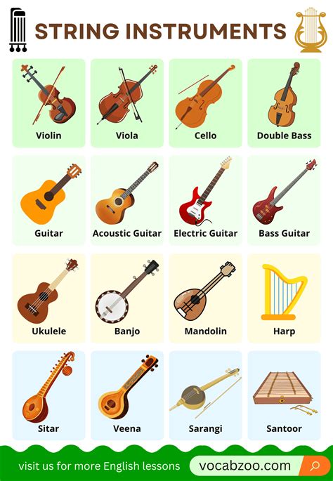 Image result for String Instruments List with Pictures