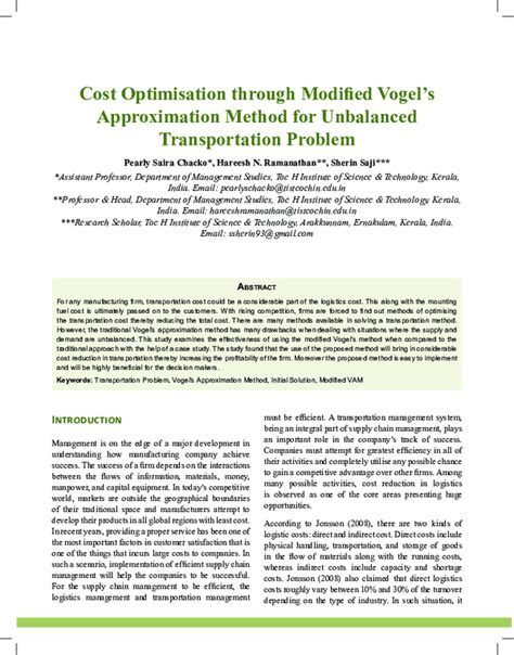 Image result for Vogel Method of Transportation Problem