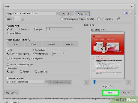 Image result for PDF Print Setting