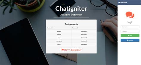 PHP Chat Script 的图像结果