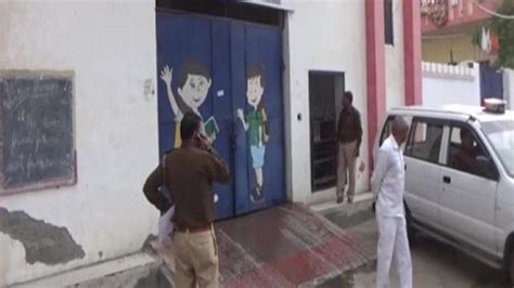 The faces of six Class 4 students including two girls were allegedly ...