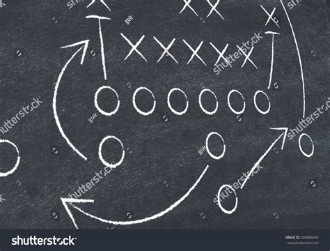 Football Plays Chalkboard