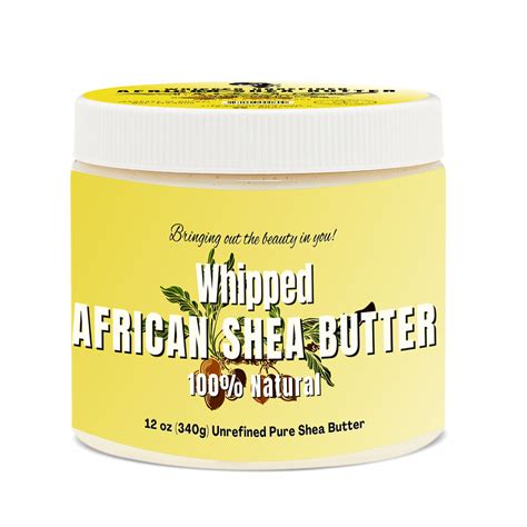 Whipped 100% Natural African Shea Body Butter – Unscented – racosmetics.com