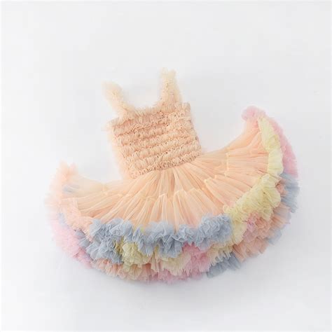 Eashery Baby Girl Dresses 0-3 Months Girl's Midi Dresses Solid Waffle ...
