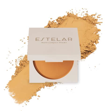 Buy Estelar Matte Compact Powder with SPF 15 Protection, Absorbs Oil ...
