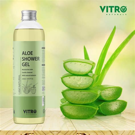 Buy Aloe Vera Shower Gel Body Wash – Vitro Naturals