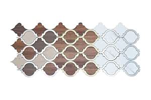 SPARKED 3D Mosaic Tile Stickers Wall Sticker Home Decor For Kitchen ...