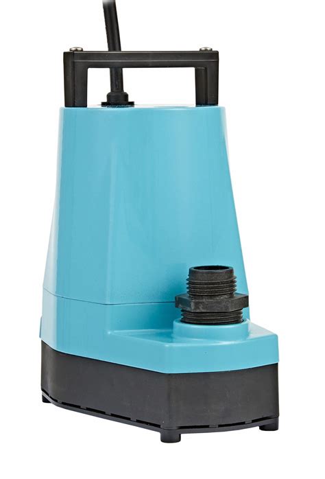 LITTLE GIANT, 1/6 hp, 1/16 in Max. Dia. Solids, Plug-In Utility Pump ...
