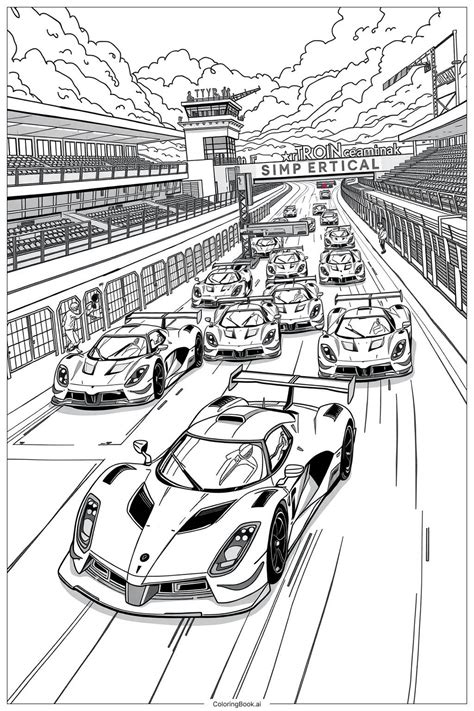 Coloring Pages Of Nascar Car