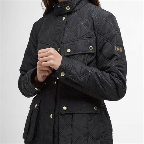Barbour International Women's Halsey Quilted Jacket - Black | British ...