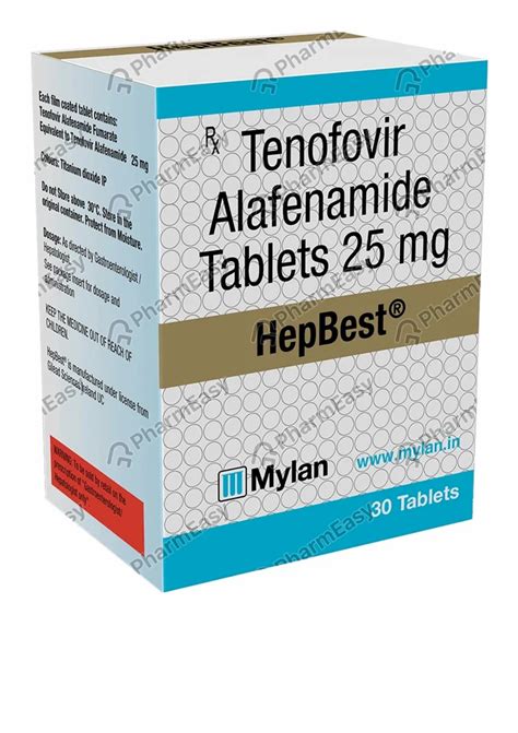 Hepbest - Tenofovir Alafenamide 25mg Hepbest Tablets Trader ...