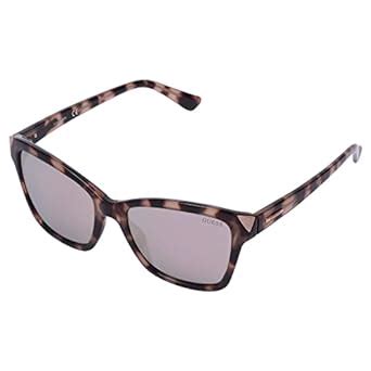 GUESS Mirrored Cat Eye Women's Sunglasses 7397 55C|56|Gold Color Lens ...