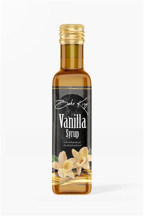 BAKE KING Vanilla Syrup 250ml Concentrated Ready to Mix Syrup : Amazon ...