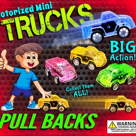Pull Back Muscle Trucks 2"Capsules | Gumballs.com
