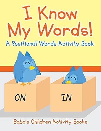 Buy I Know My Words! a Positional Words Activity Book Book Online at ...