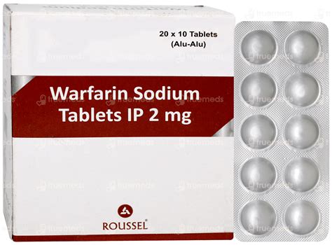 Warfarin 2 Mg Tablet 10 - Uses, Side Effects, Dosage, Price | Truemeds
