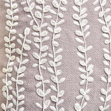 Buy Poetry Sisal Embroidered Cushion Cover - 40x40cm from Home Centre ...