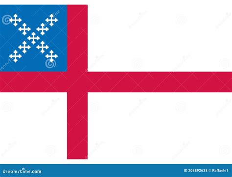 Flag of the US Episcopal Church Stock Illustration - Illustration of ...