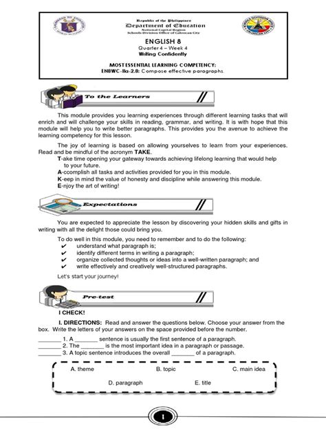 Image result for Class 8 Assignment 4th Week English Version